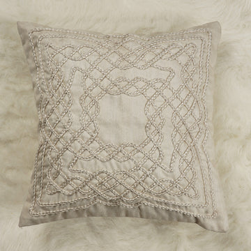 Lush & Beyond Embroidered Cushion Cover Cotton32