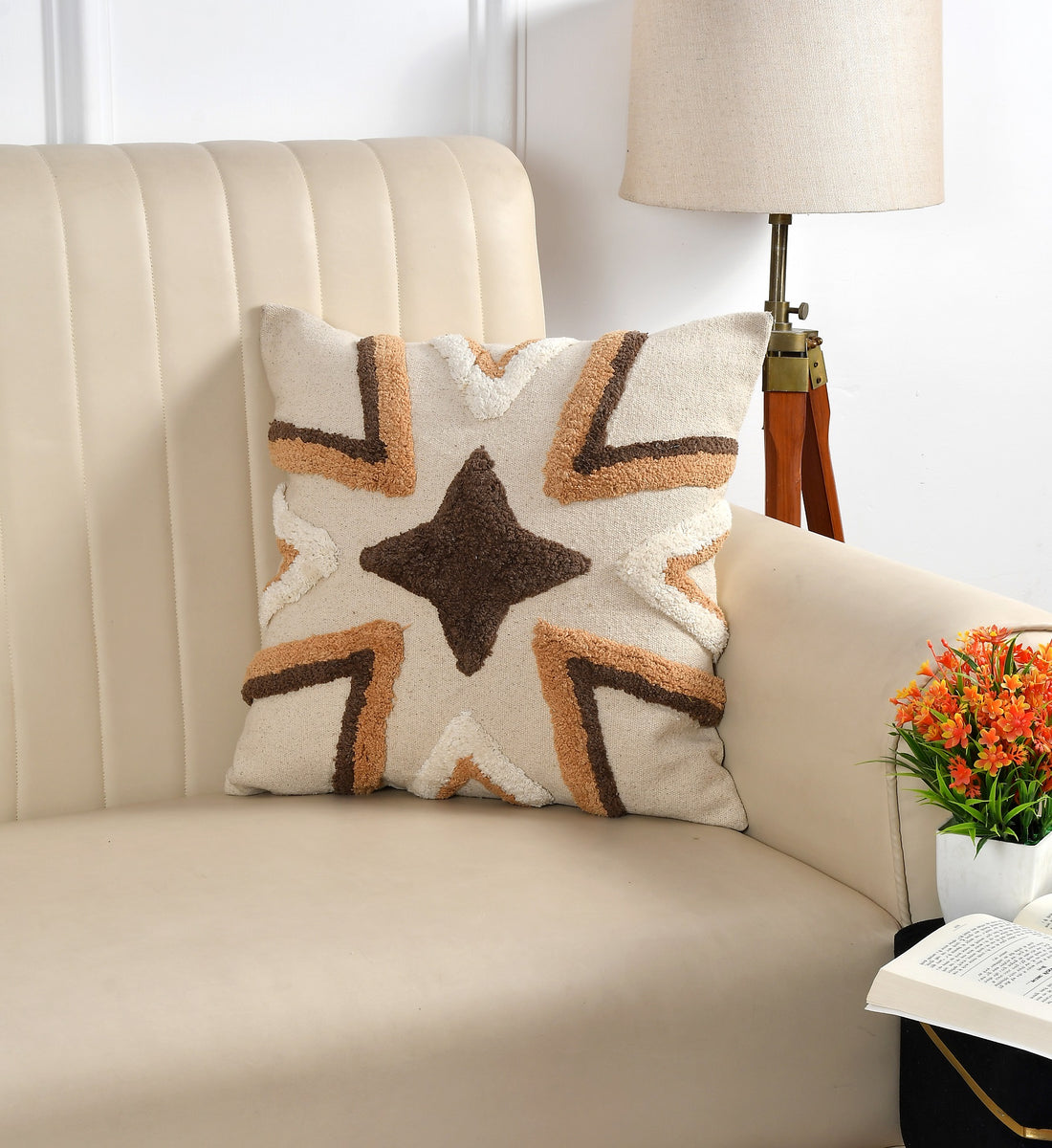 Hand Tufted Cushion Cover