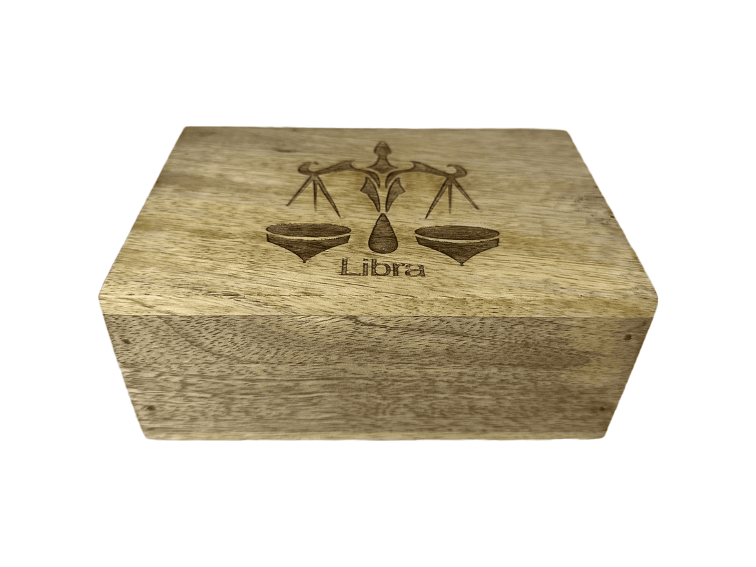 Libra - Laser Etched Rectangular Box