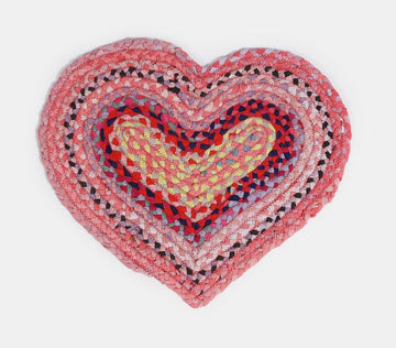 Pink Heart Door Mat