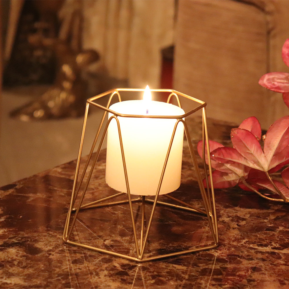 Candle Stand - Hexagon