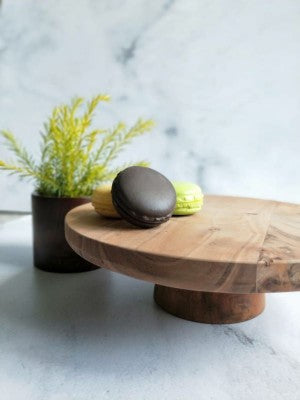 Handcrafted Rosewood Cake Stand