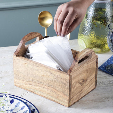 Wooden Cutlery Box