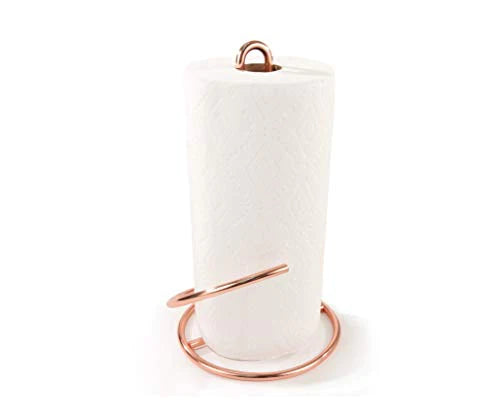 Shiny Copper Plated Paper Towel Holder