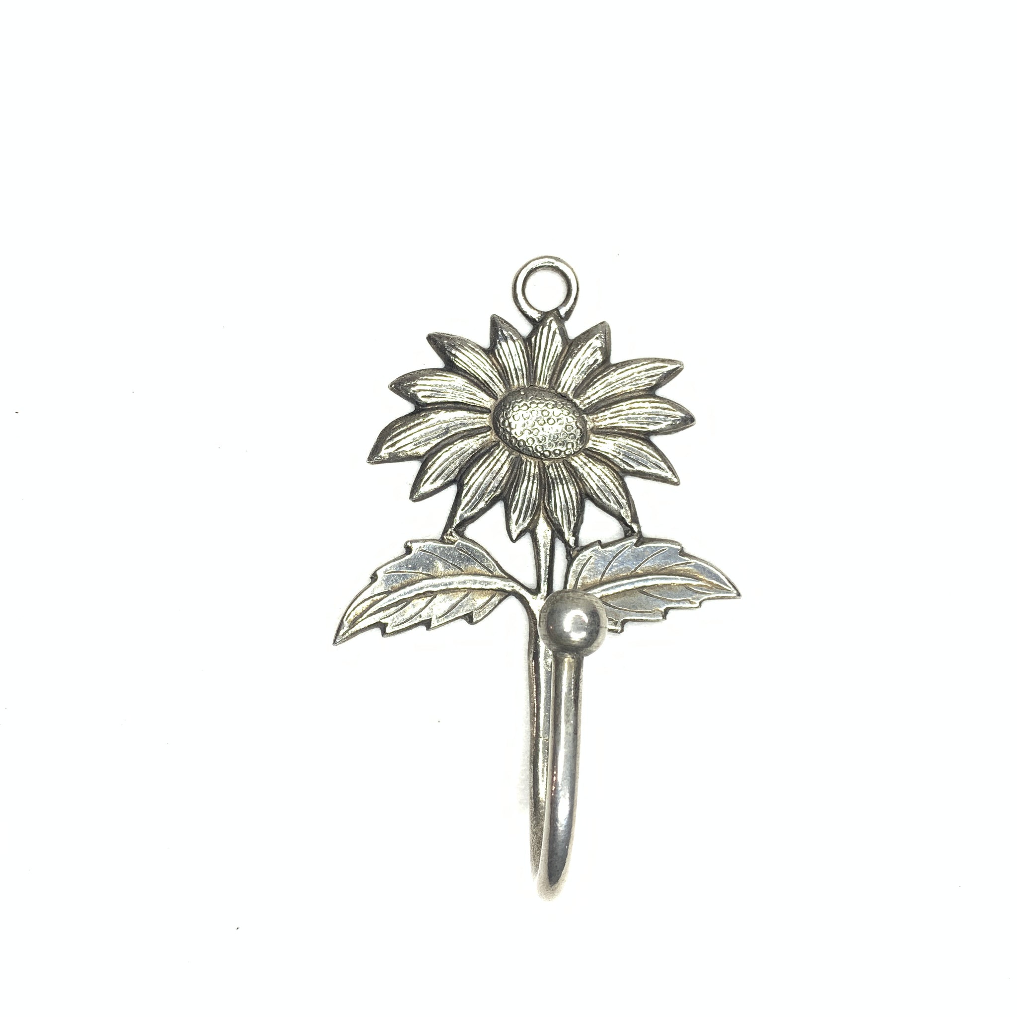 Handmade Recycled Aluminium Coat Hook- Sunflower