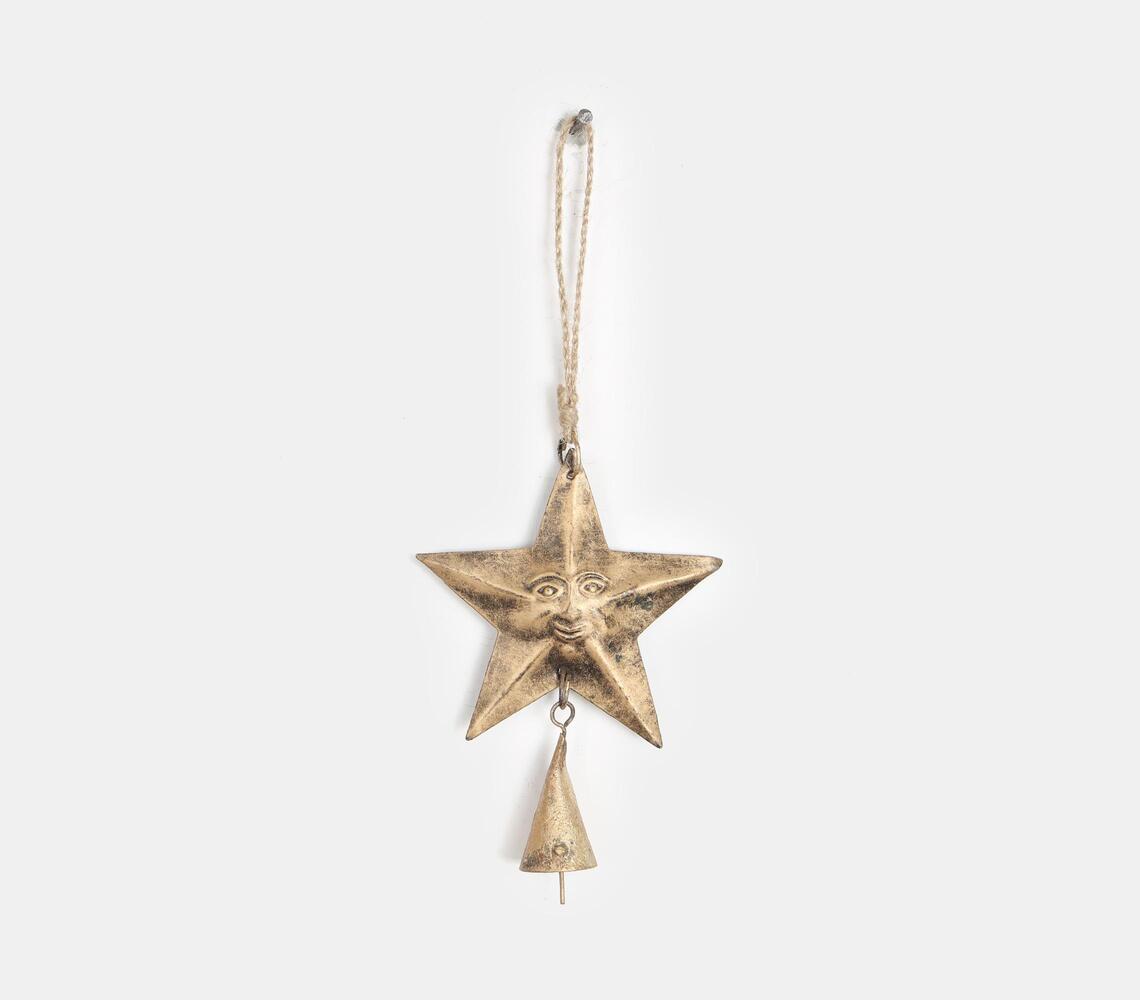 Handmade Hanging Smiling Star