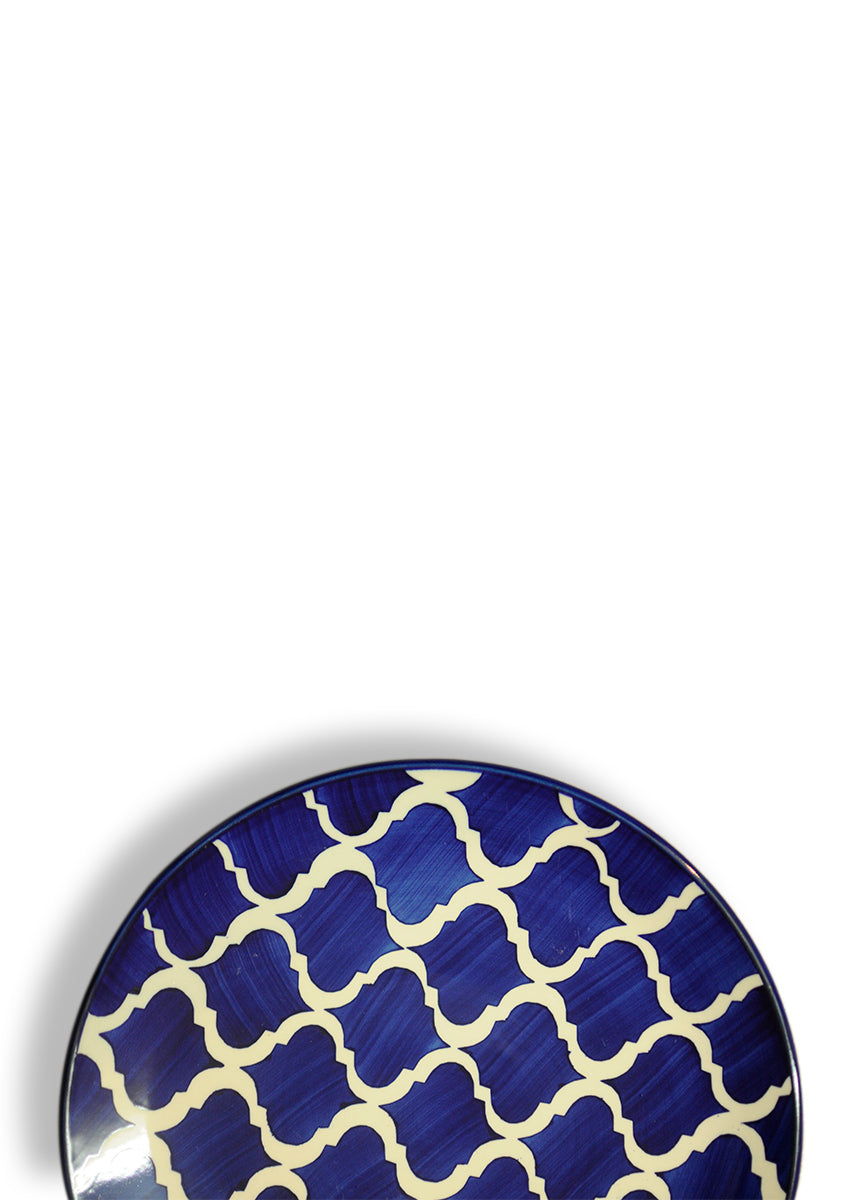 Blue Mughal Plate