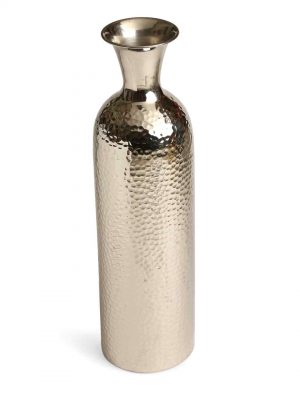 Silver Tone Vase