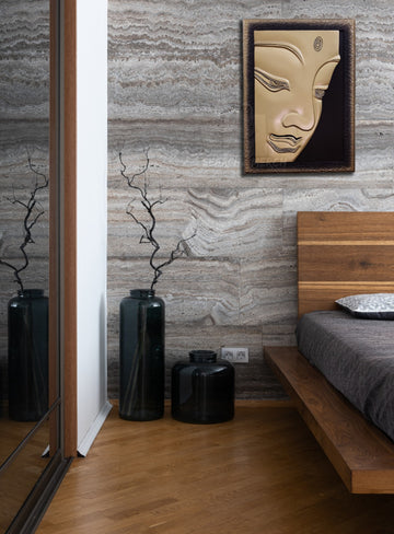 Lord Buddha Face Wall Painting