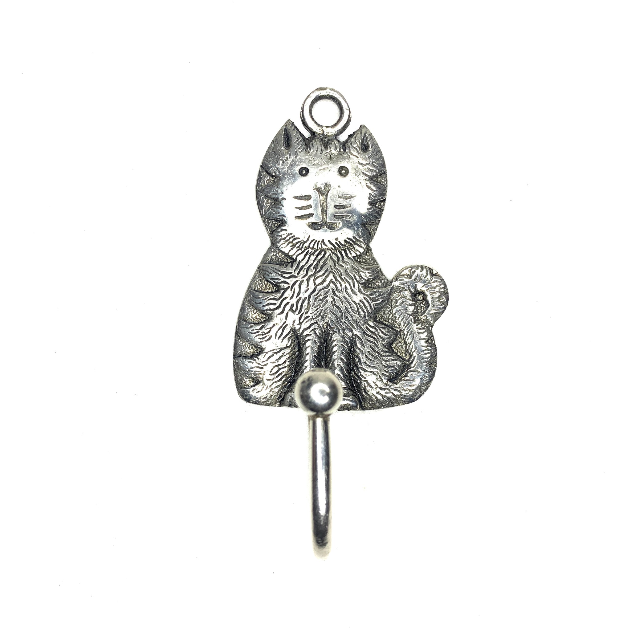 Handmade Recycled Aluminium Hook- Cat