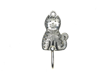 Handmade Recycled Aluminium Hook- Cat