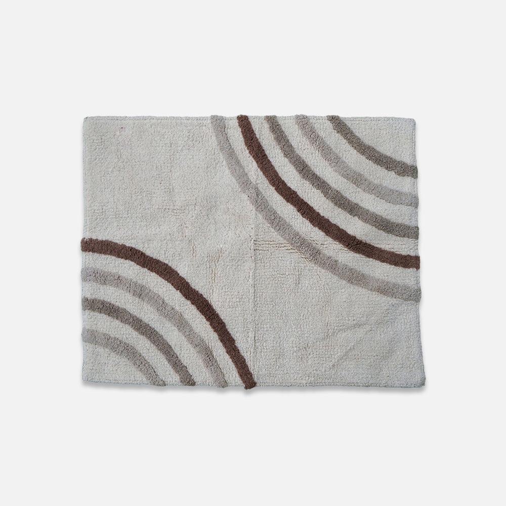 Beige Tufted Bathmat