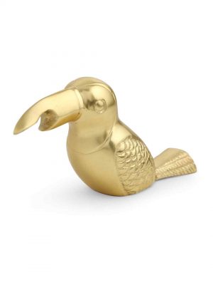 Gold Tone Bottle Opener Bird Design