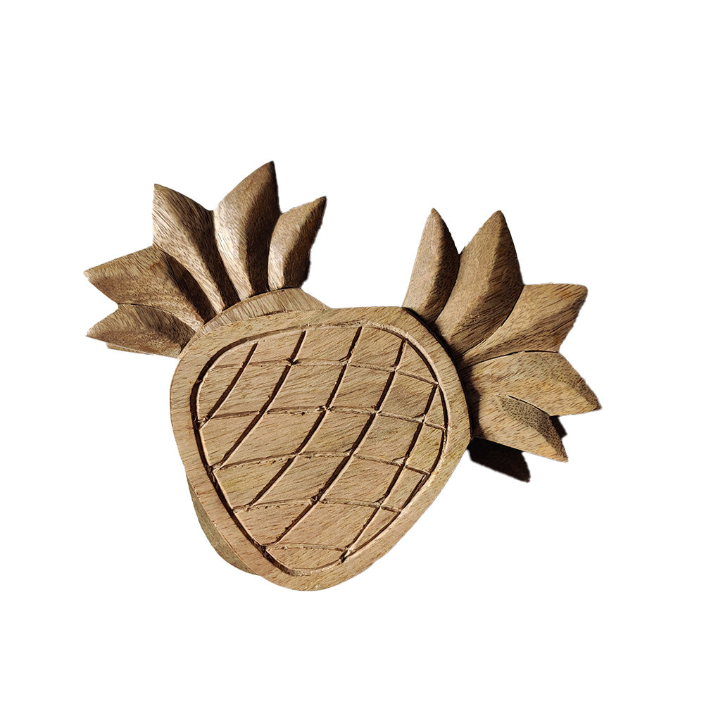 Pineapple Coasters Set Of 4