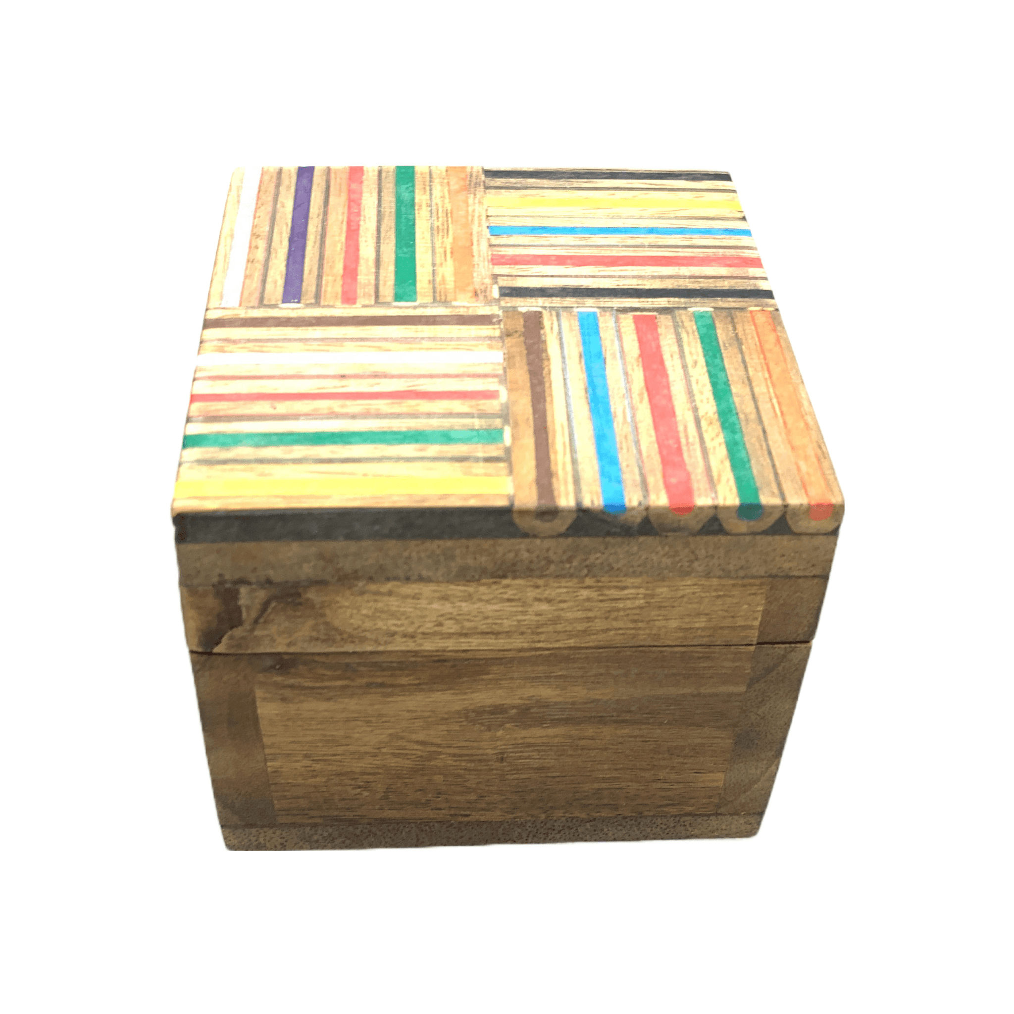 Handmade Sliced Colour Pencil Small Box