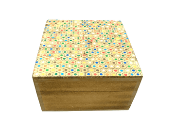 Handmade Chopped Colour Pencil Box (large)