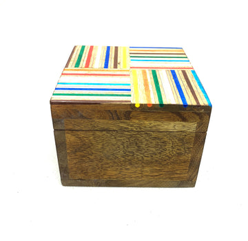 Handmade Sliced Colour Pencil Box (Large)