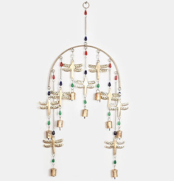 Dragon Fly Wind Chime With Beads