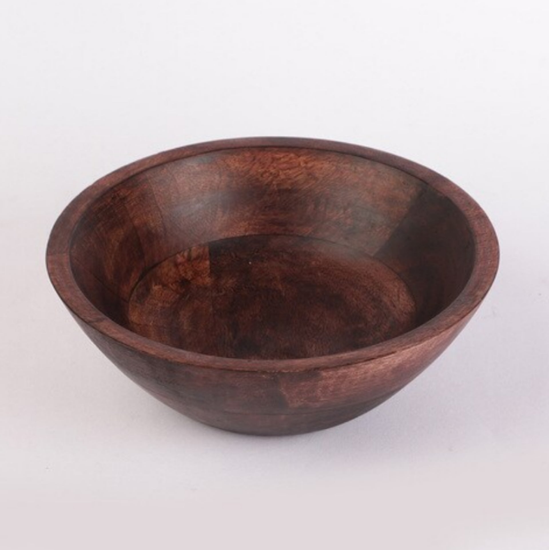 Wooden Serving Bowl - Burnt Finish