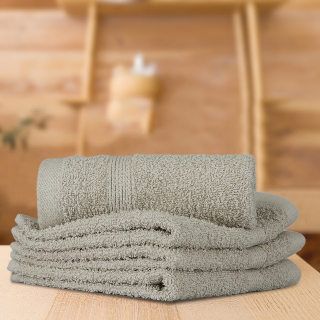 Cotton Face Towel (Beige)