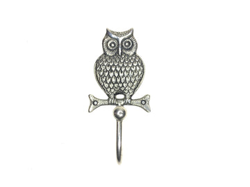 Handmade Recycled Aluminium Hook- Owl