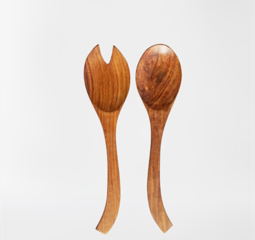 Wooden Abstract Salad Wood