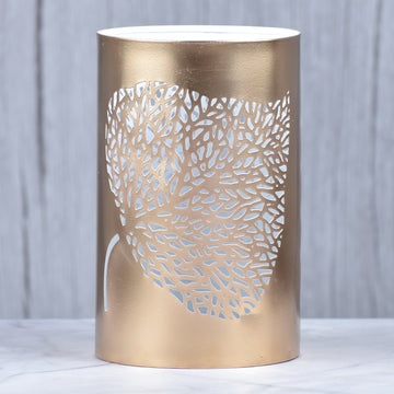 Leaf Etching Candle Votive Holder