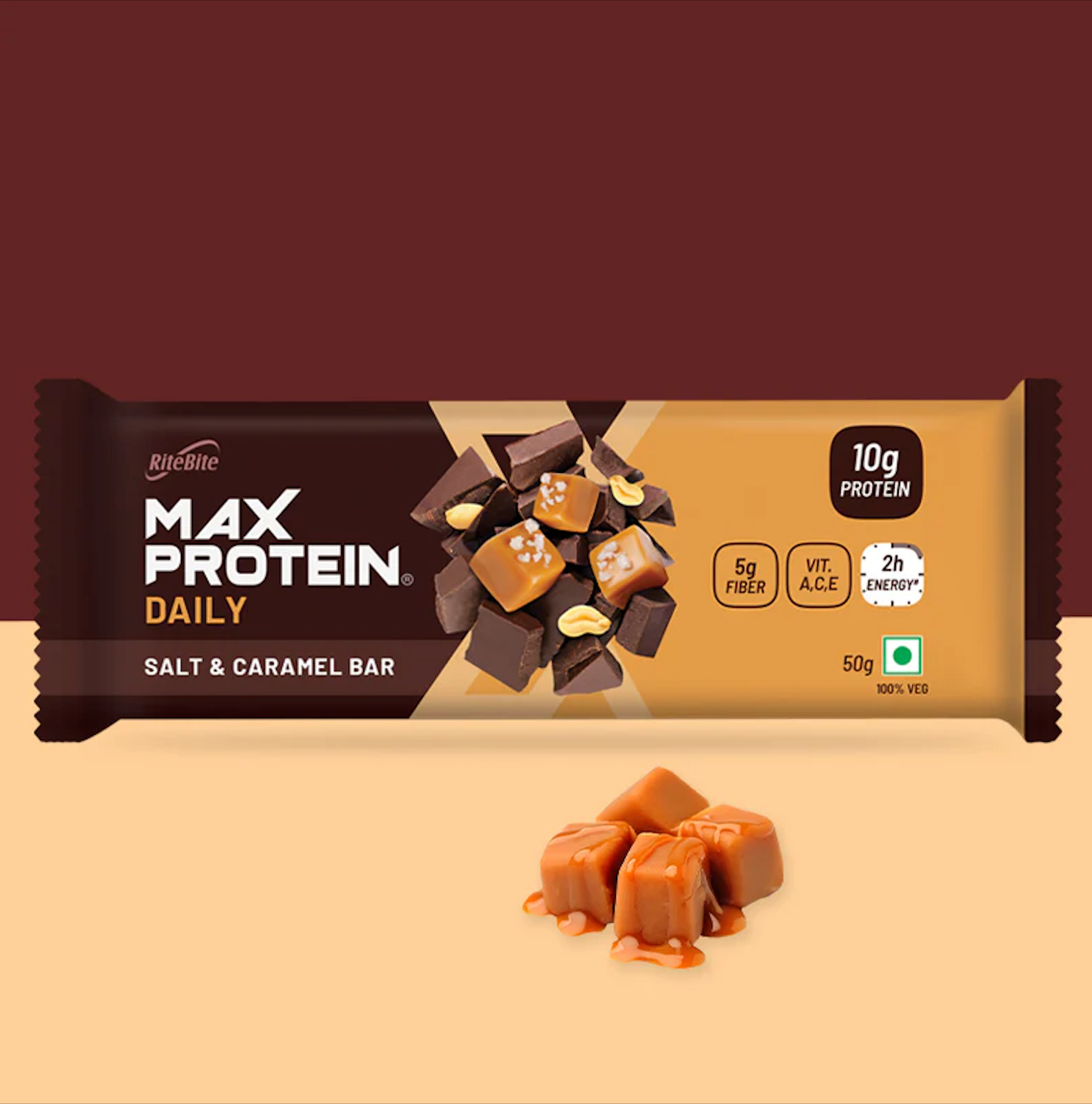 Max Protein Daily Salt & Caramel Bar - Pack of 6