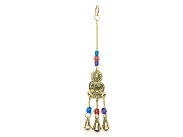 Brass Bell Buddha With Beads Chime