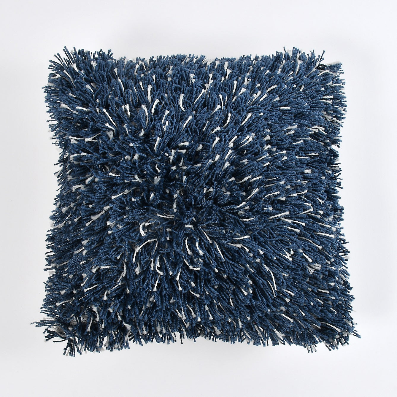 Shaggy Cushion Cover (Shady Blue)