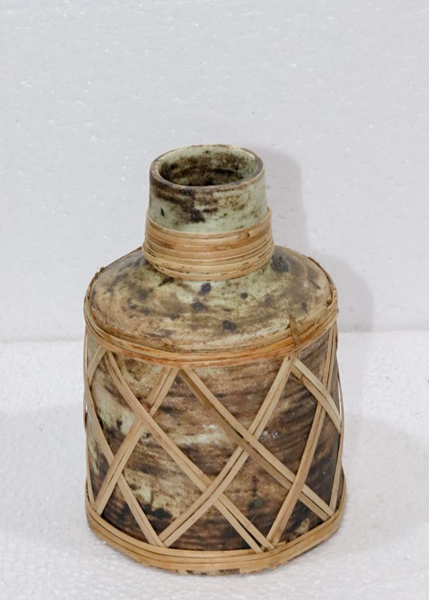 Handcrafted Antique Canned Vase