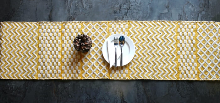 Wave Tufted Table Runner