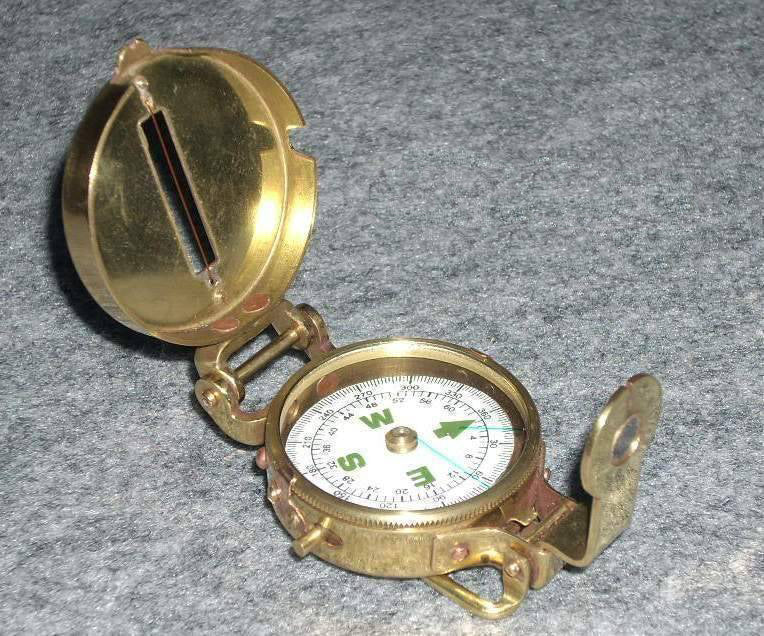 Brass Magnetic Compass