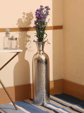 Silver Tone Vase