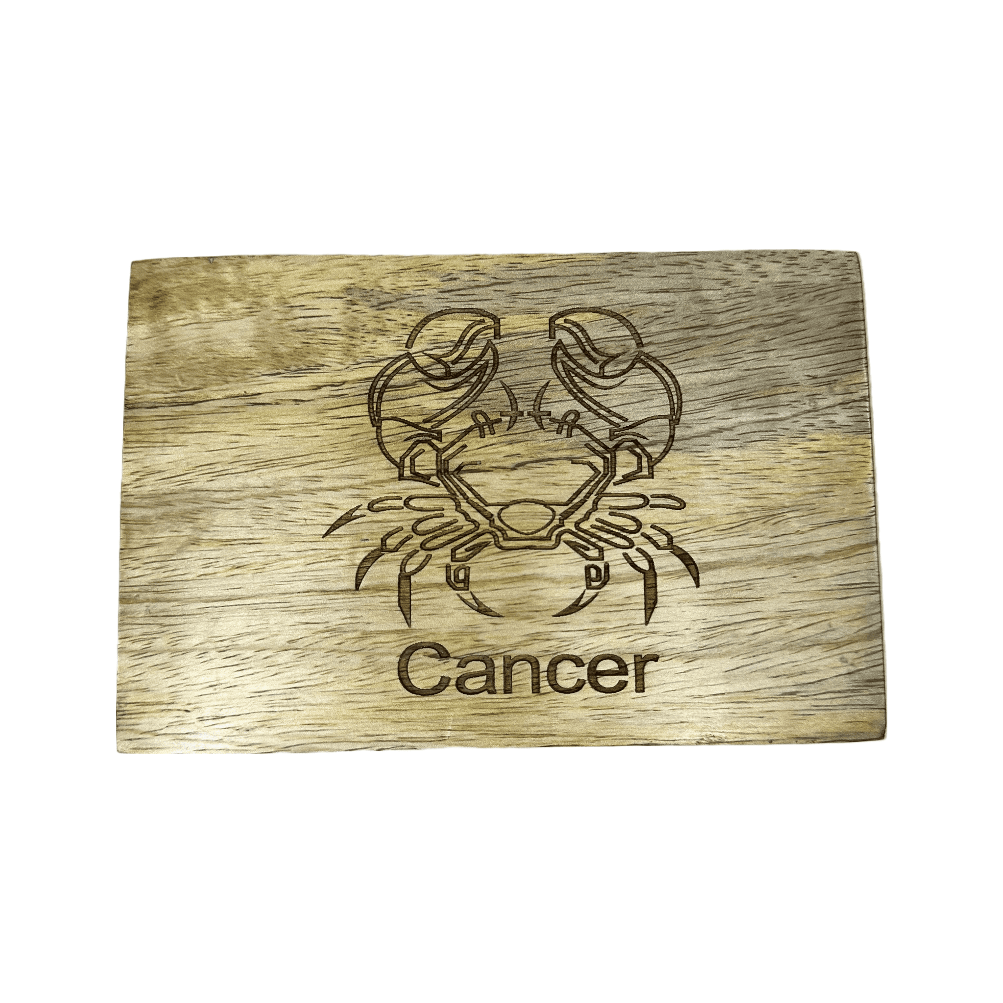 Cancer - Laser Etched Rectangular Box