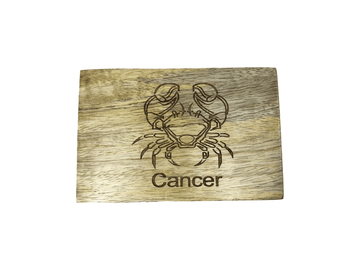 Cancer - Laser Etched Rectangular Box