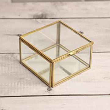 Square Glass Jewellery Box