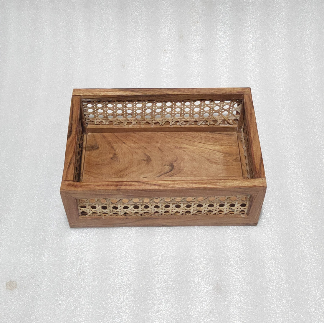 Rectangle Cane Serving Tray
