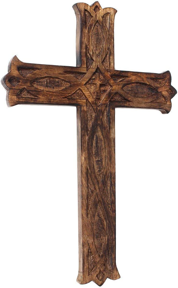 Mango Wood Wall Hanging Cross