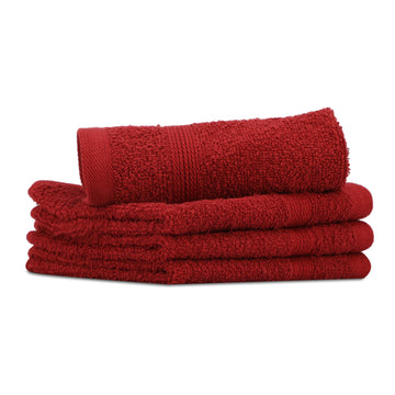 Cotton Face Towel (Red)