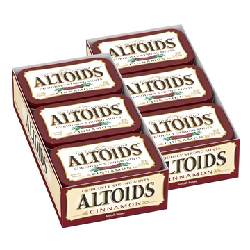 ALTOIDS Cinnamon Mints, 1.76 Oz (Pack of 12)