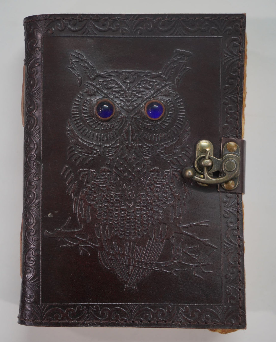 Leather Journal - Mysterious Owl