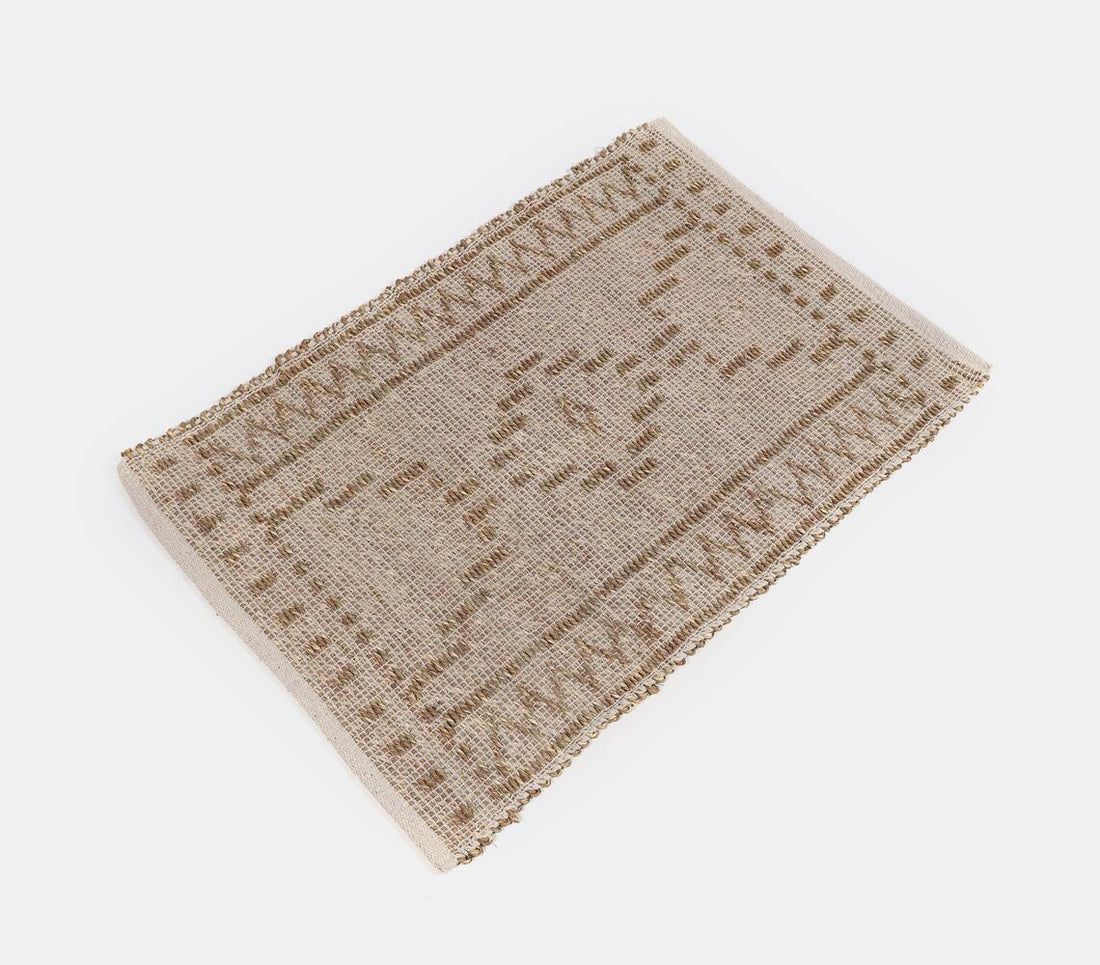 Seagrass And Cotton Yarn Rug