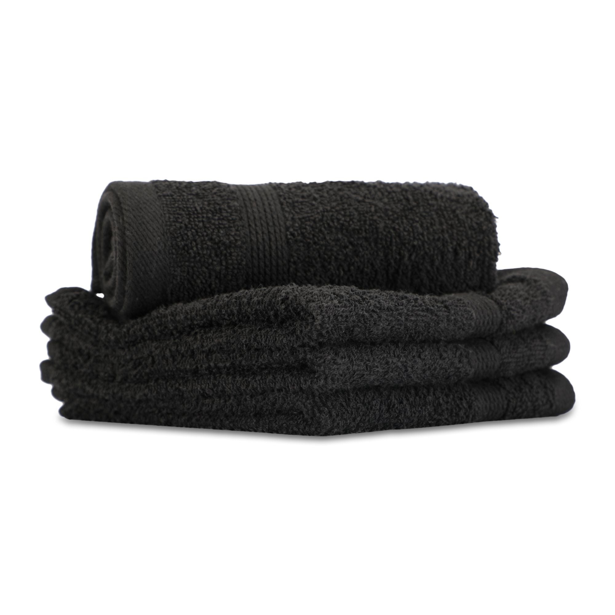 Cotton Face Towel (Black Color)