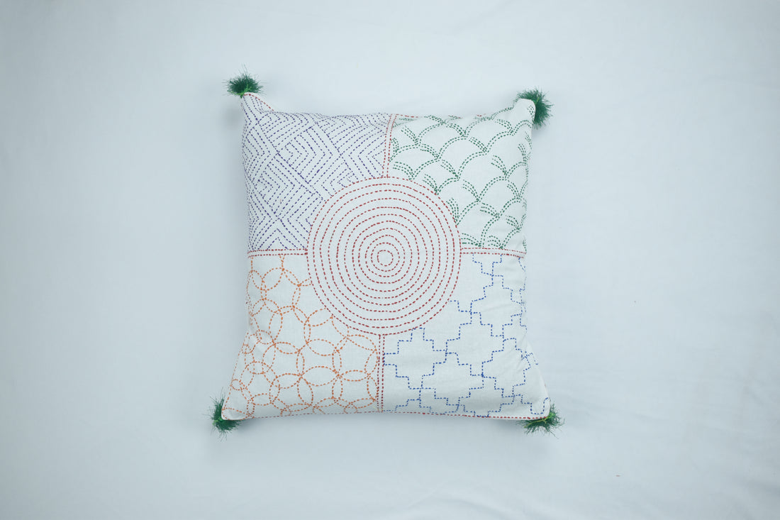 Handstitched Cushion Cover