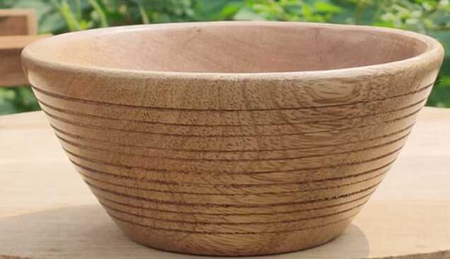 Mango Wood Serving Bowl