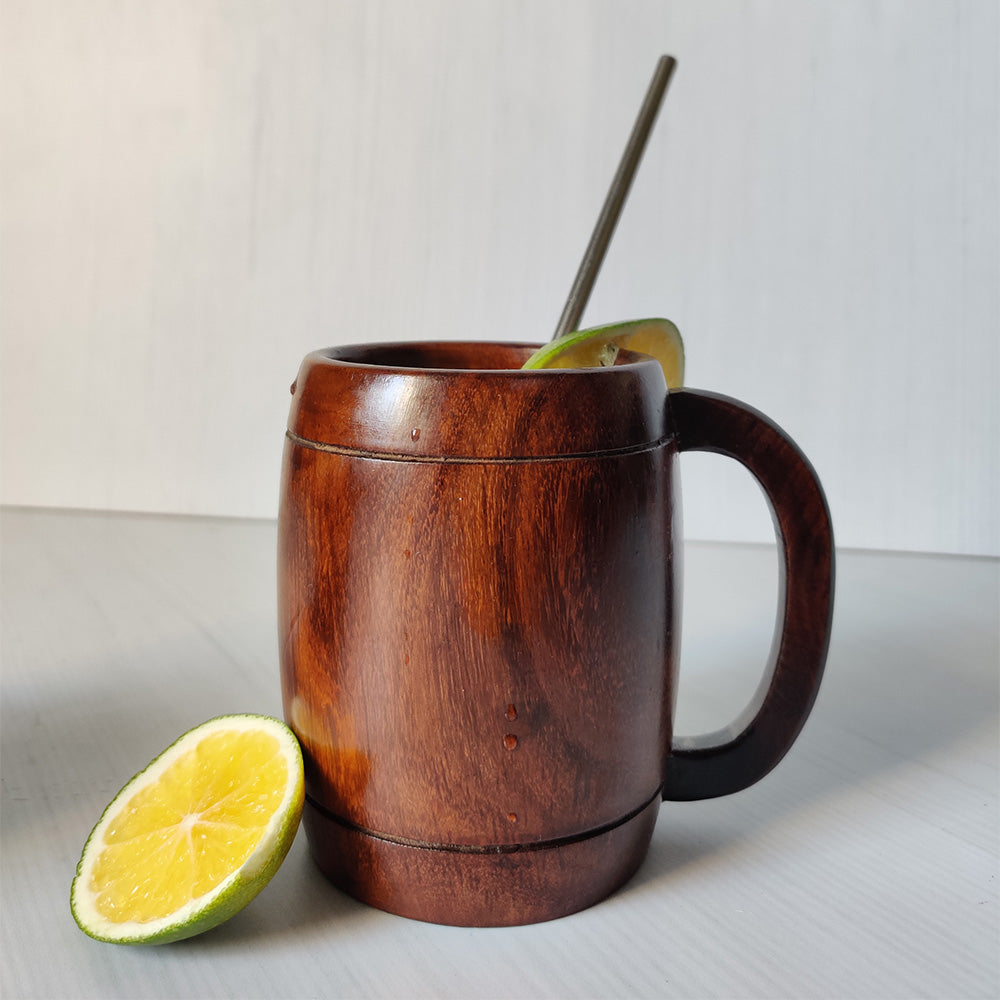 Handcrafted Wooden Beer Mug