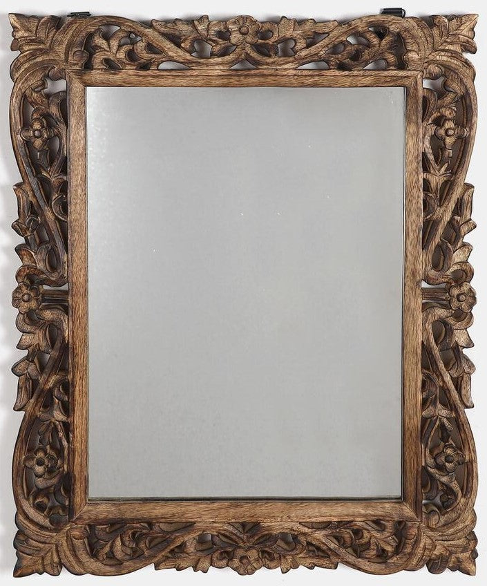 Hand Carved Jaali Wall Mirror (Large)