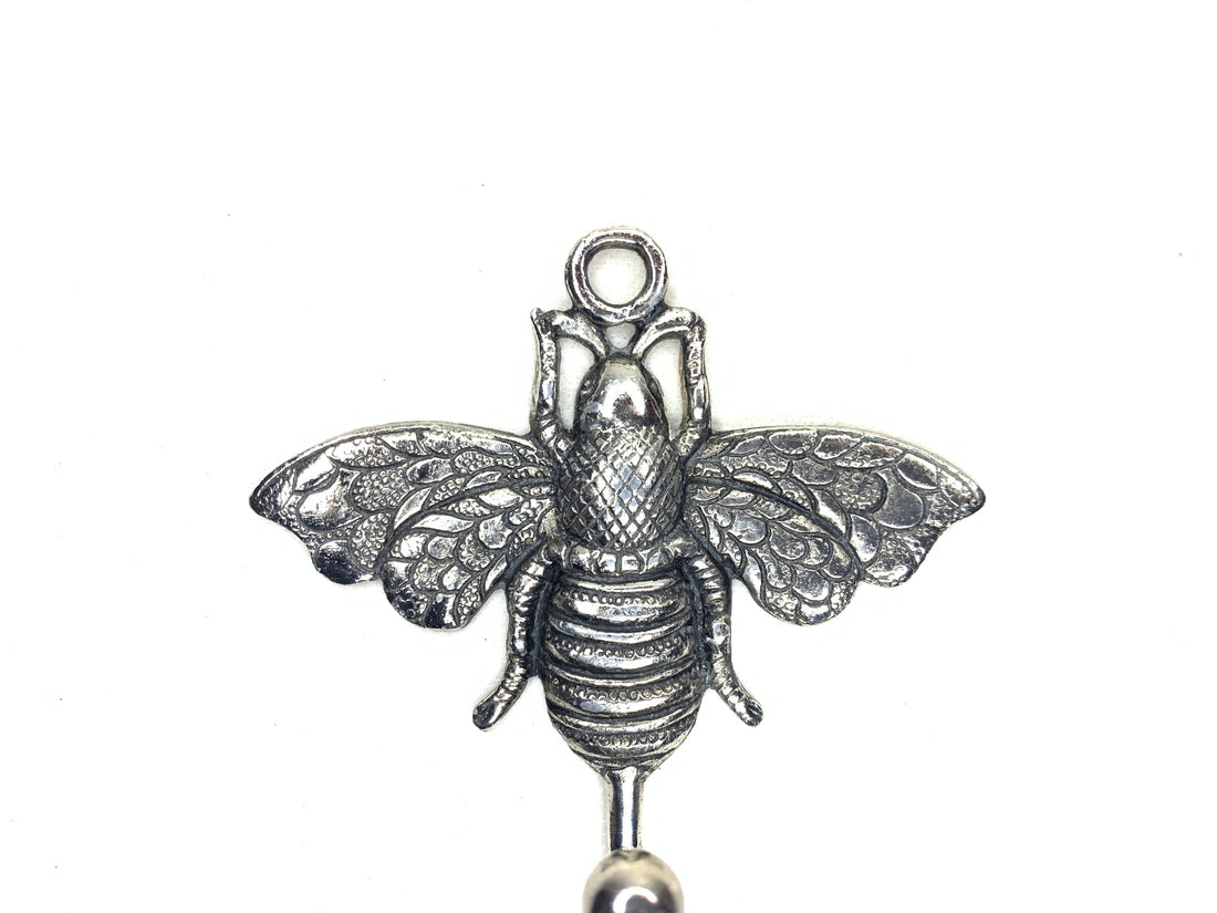 Handmade Recycled Aluminium Coat Hook- Bee