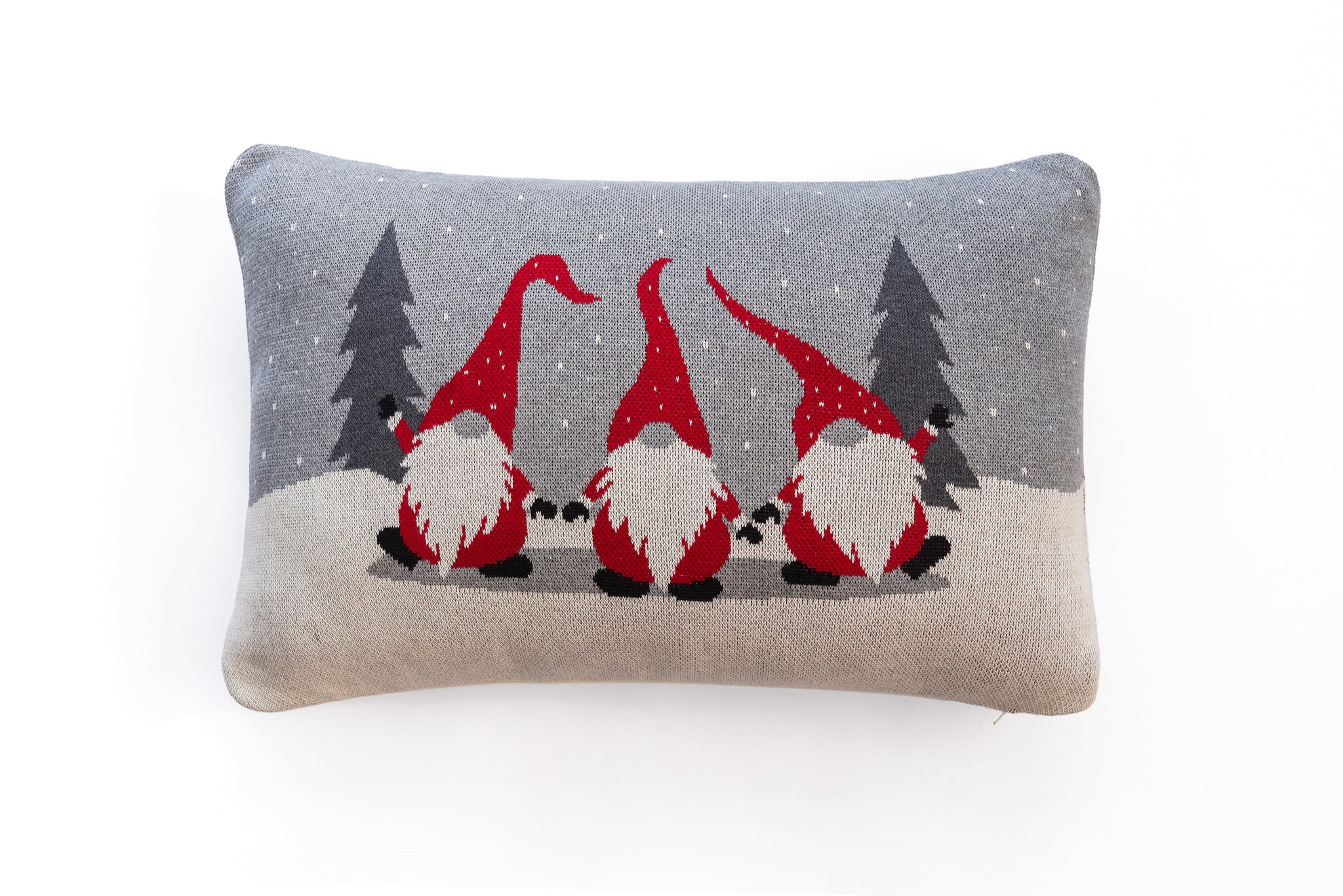 Santa Cotton Knitted Cushion Cover